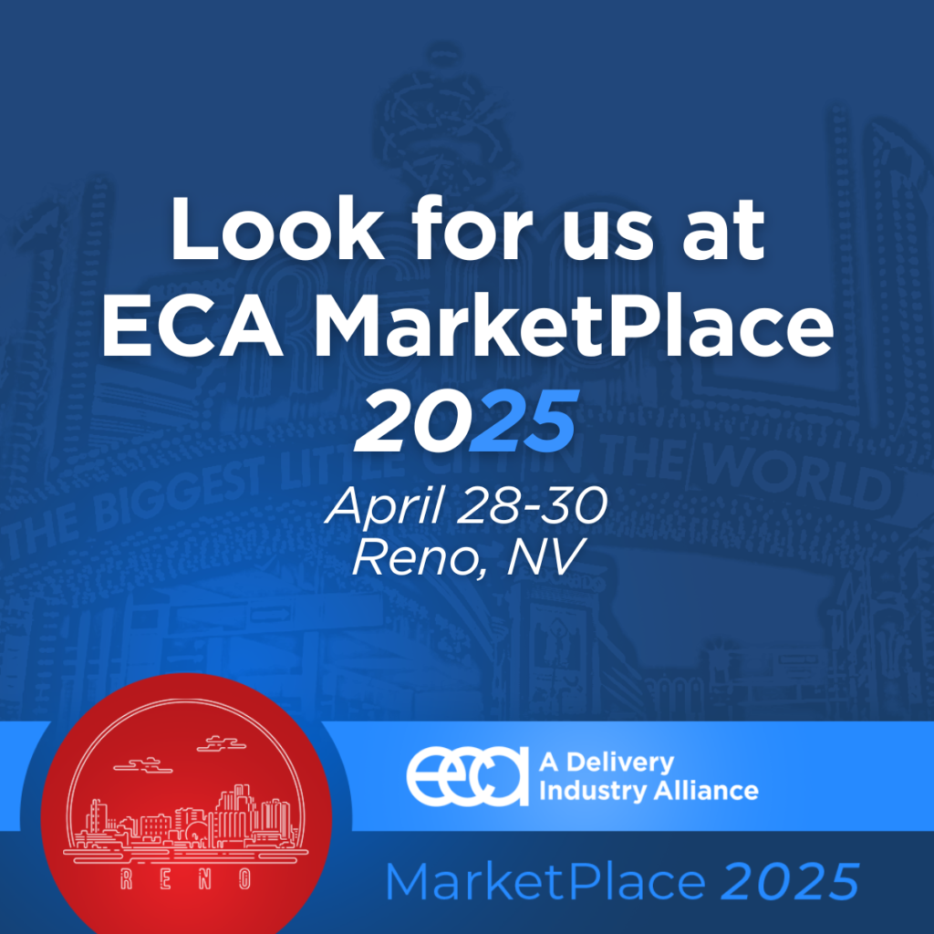Priority Express announcement for ECA MarketPlace 2025, April 28–30 in Reno, NV, hosted by the ECA Delivery Industry Alliance.